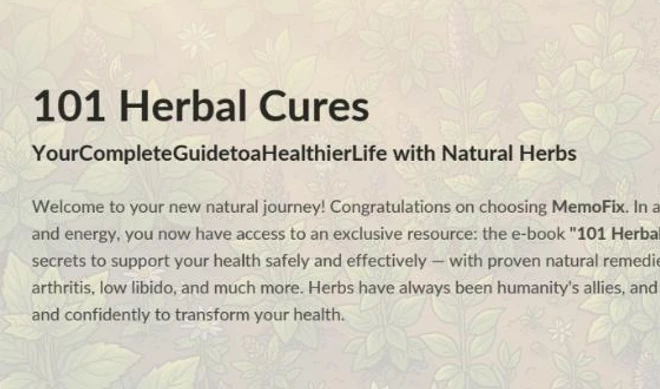 Cover of 101 Herbal Cures